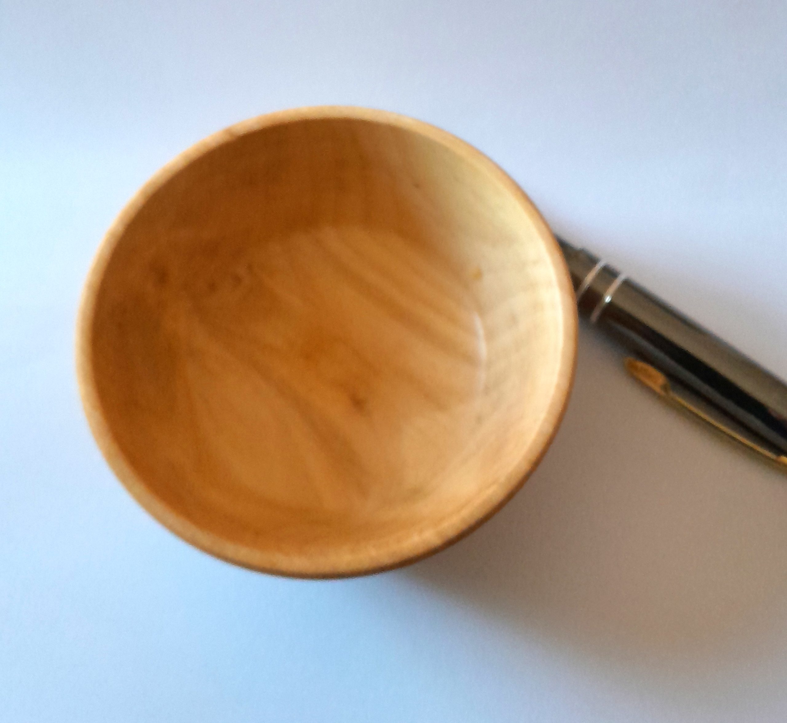 Kleines Ahornschälchen / handgedrechselt – Bild 2