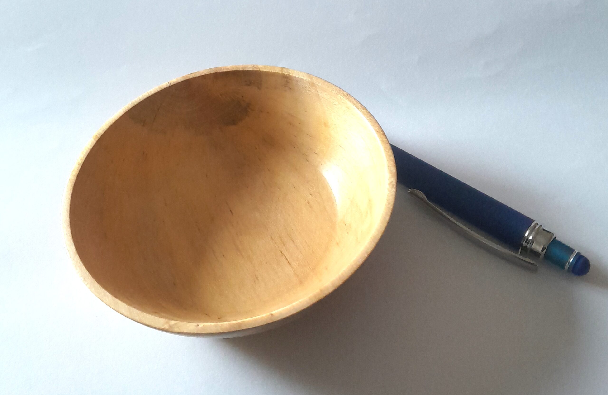 Kleines Ahornschälchen / handgedrechselt – Bild 2