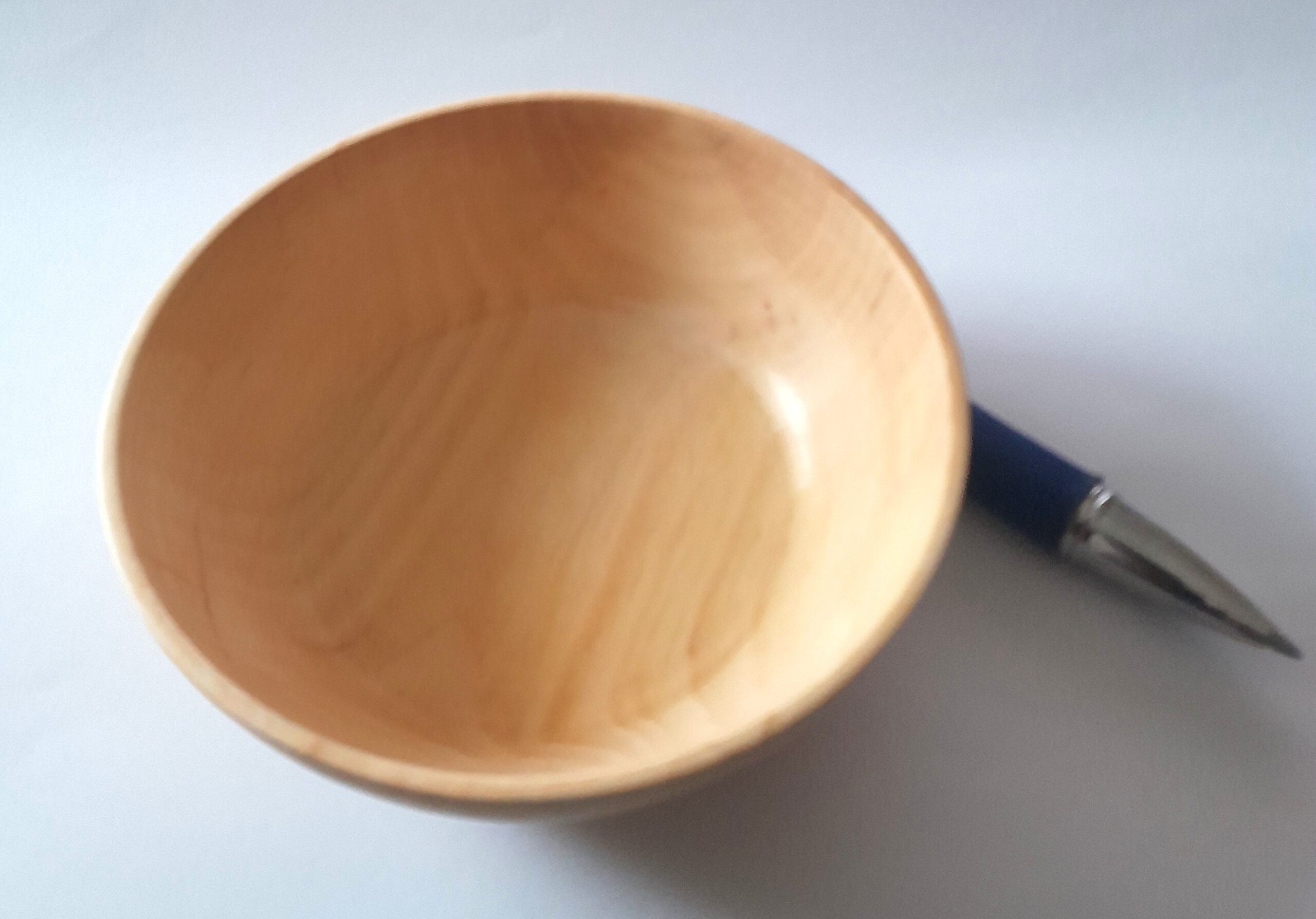 Kleines Ahornschälchen / handgedrechselt – Bild 3