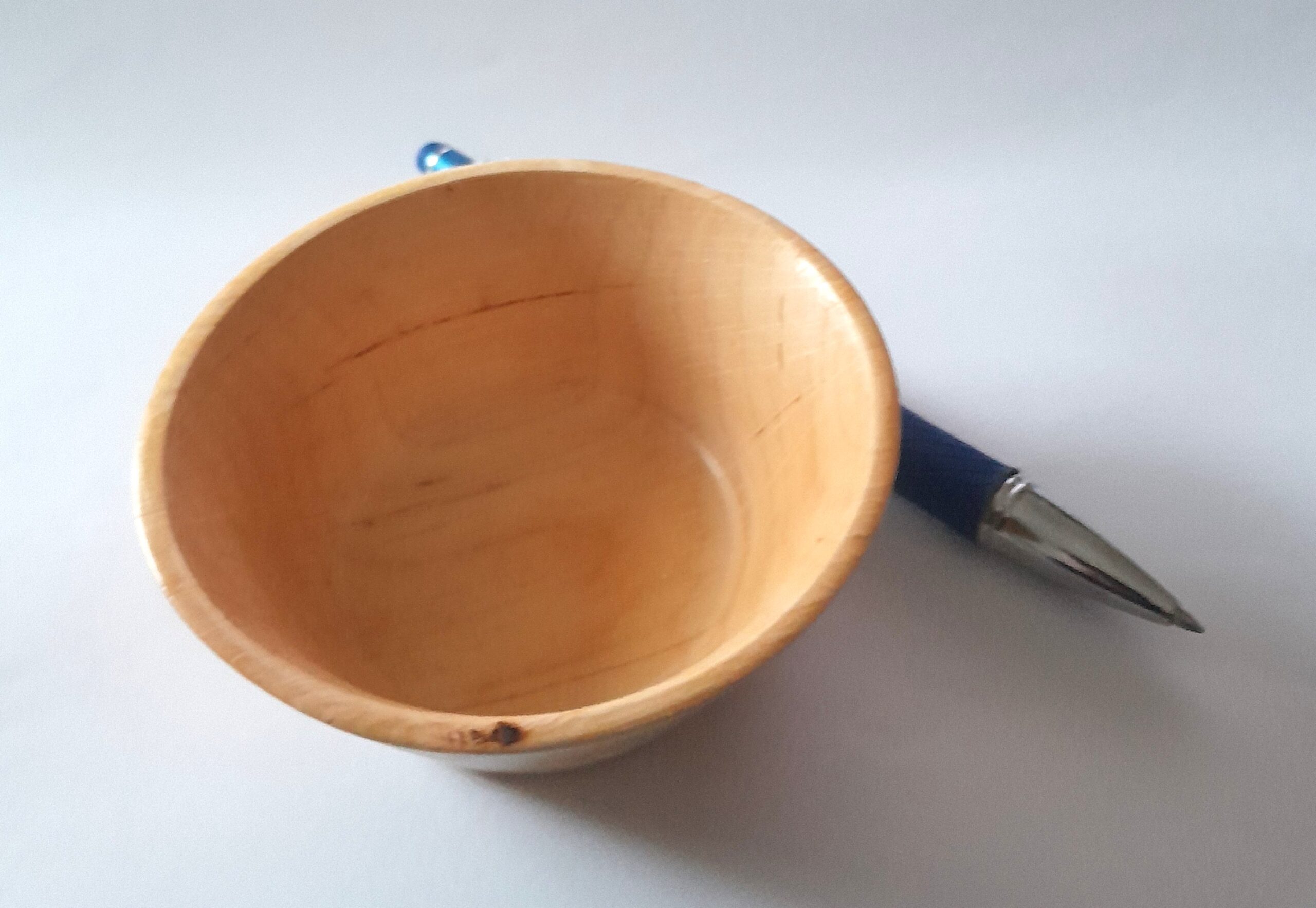Kleines Ahornschälchen / handgedrechselt – Bild 3