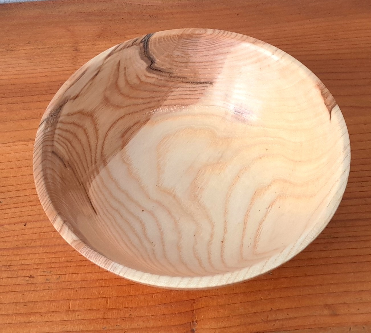 Ahorn Holzschale / handgedrechselt – Bild 2