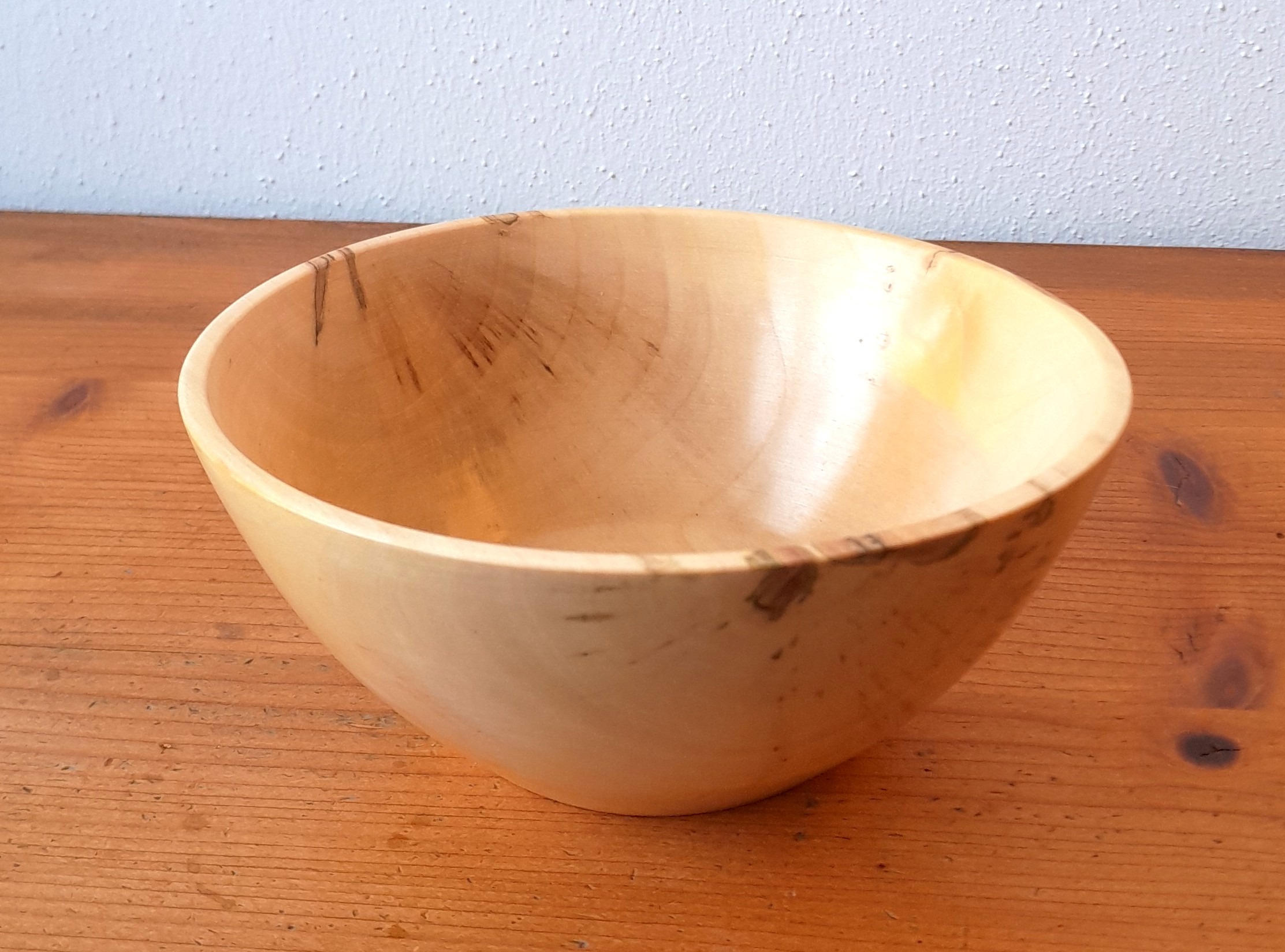 Große Ahornschale / handgedrechselt – Bild 2