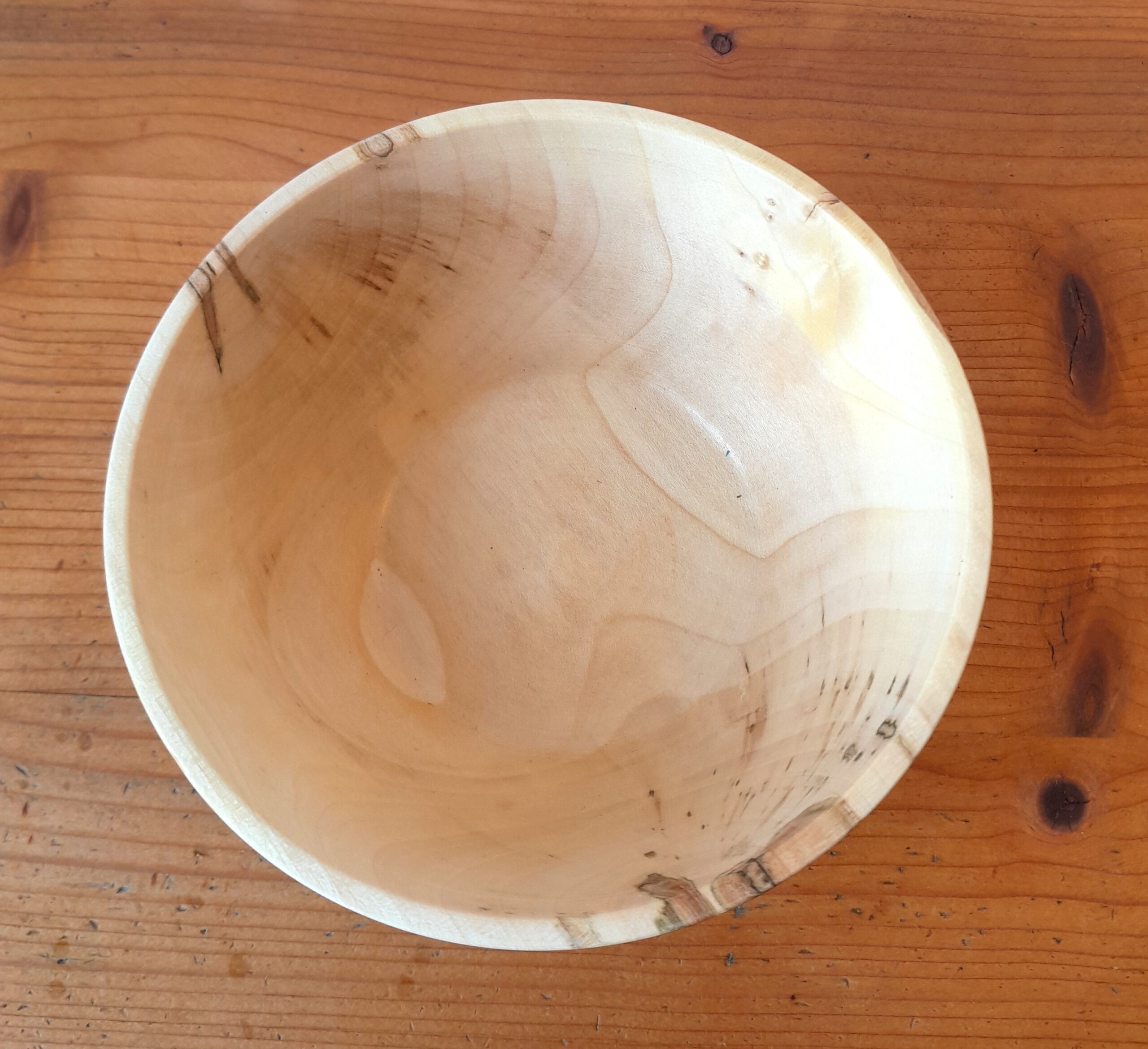 Große Ahornschale / handgedrechselt – Bild 3