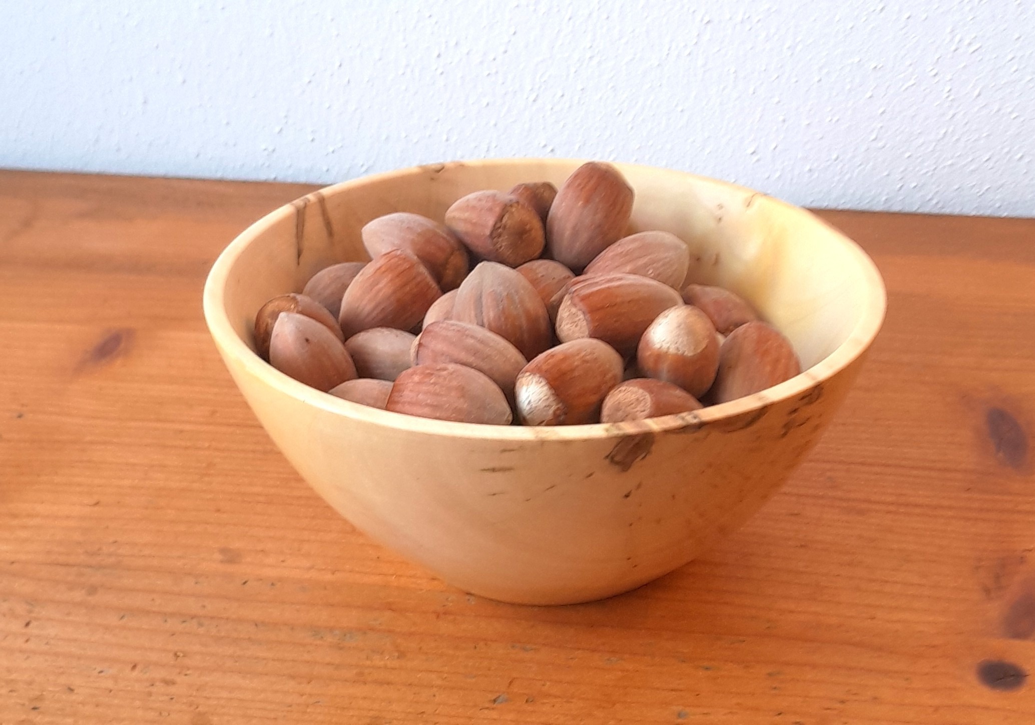Große Ahornschale / handgedrechselt
