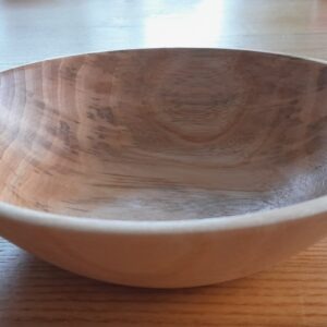 Eschenholzschale / handgedrechselt