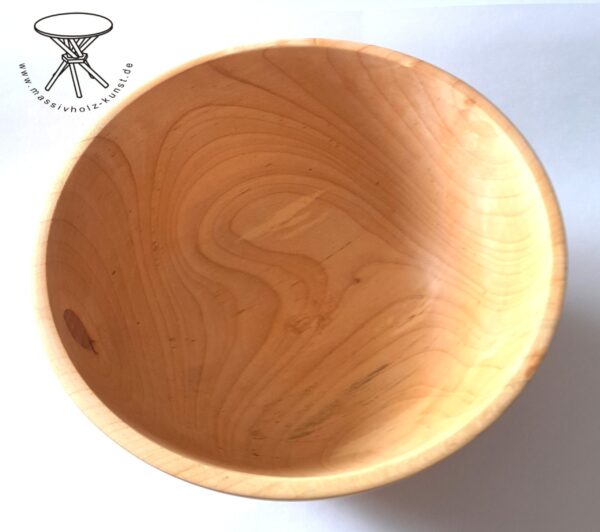Kleine Ahornholzschale / handgedrechselt – Bild 2