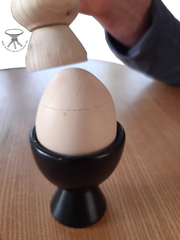 Eierköpfer / handgedrechselt – Bild 4