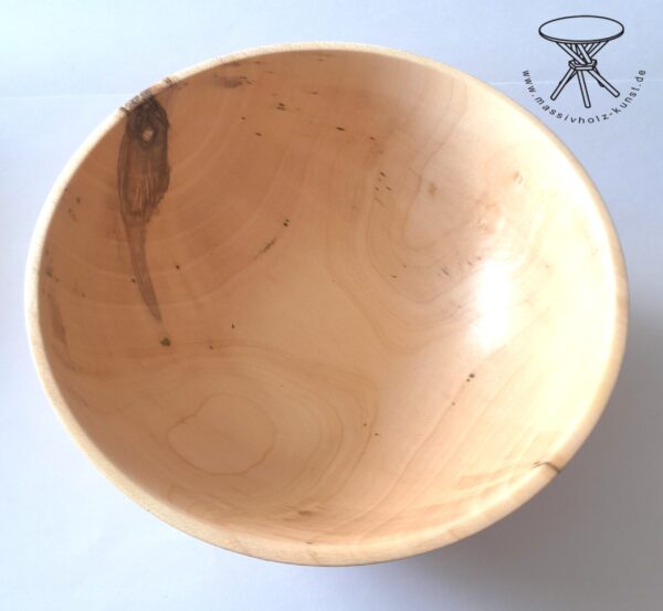 Kleine Ahornholzschale / handgedrechselt – Bild 2