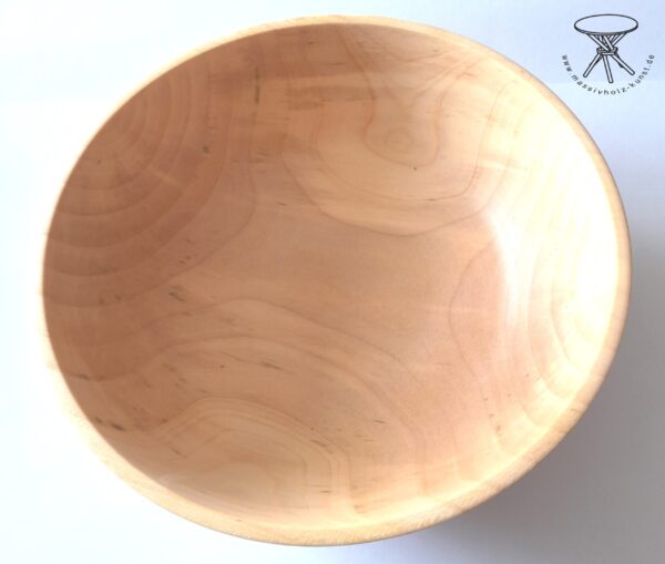 Kleine Ahornholzschale / handgedrechselt – Bild 2