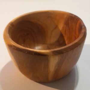 Kleines Schälchen/Kerzenständer aus Kirschholz / handgedrechselt