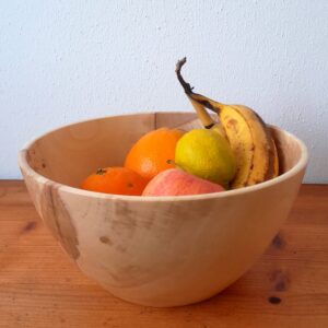 Große Ahornschale / handgedrechselt