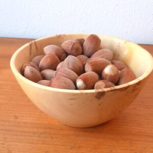 Große Ahornschale / handgedrechselt