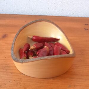 Kleine Naturrandschale Ahorn / handgedrechselt